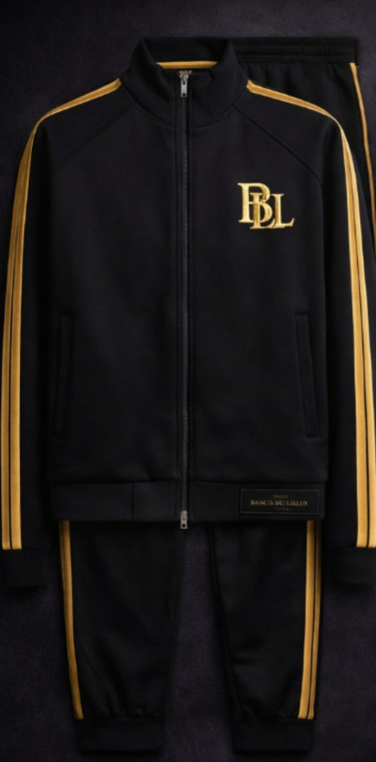 BDL Technical Tracksuit — Gold Stripe