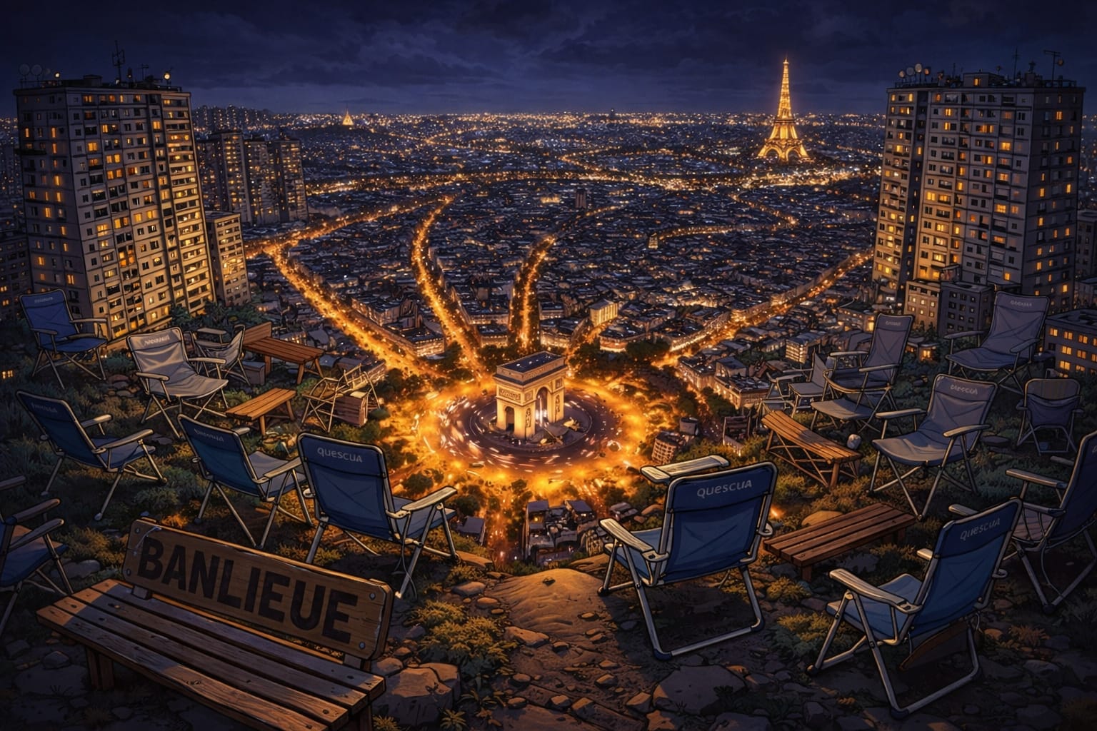 Bancs des Lieux — Paris, Origine Banlieue